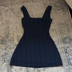 Princess Polly Dasha Mini Dress In Navy